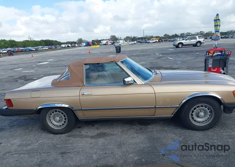 1985 Mercedes-Benz 380 Sl from USA, damaged, VIN WDBBA45D5FA022196
